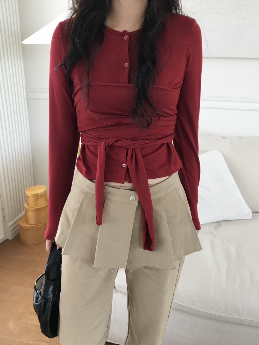 ESCHER韓國代購㊣女裝新品人氣熱賣休閑真品職業推薦25秋冬短裙ESCHER短裙