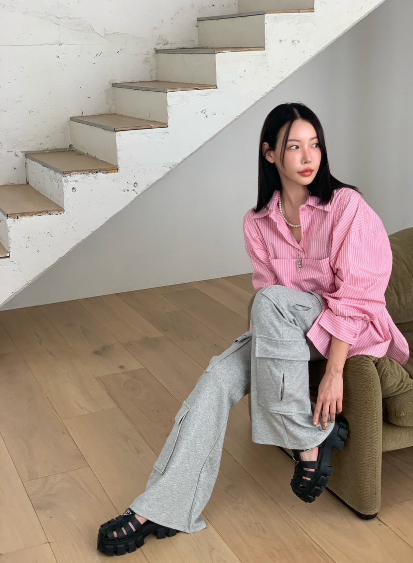 REVE CITE-L韓國直郵㊣女裝新款真品推薦25秋冬襯衫蕾絲衫套裝REVE CITE襯衫/蕾絲衫