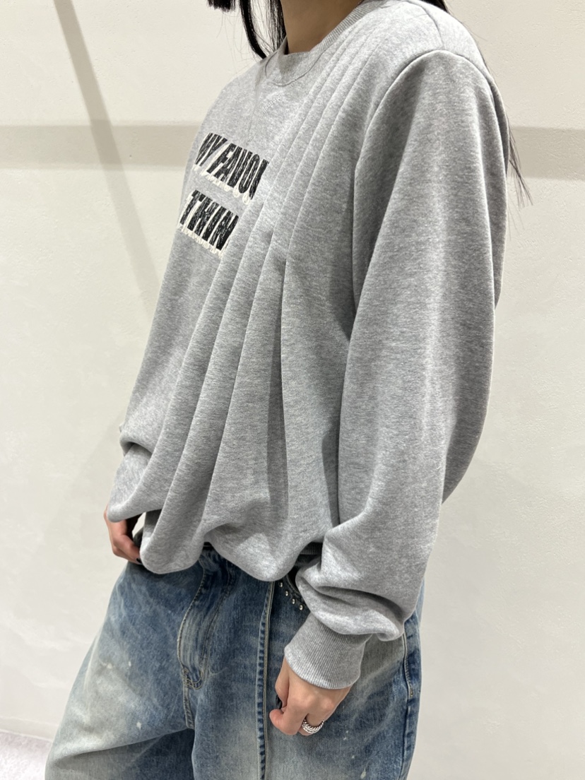 SHIRRING東大門㊣實拍女裝新品人氣推薦時尚職業休閑25秋冬衛衣SHIRRING衛衣