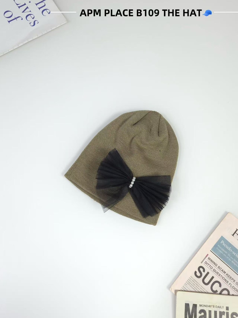 THE HAT-P東大門㊣直郵女裝新品職業時尚推薦休閑帽子蕾絲THE HAT帽子圖色1
