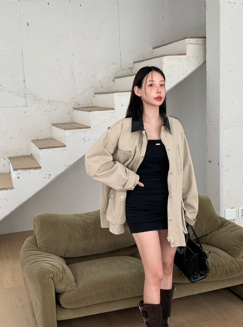 REVE CITE-L韓國代購㊣女士新款25秋冬時尚真品推薦連衣裙REVE CITE連衣裙