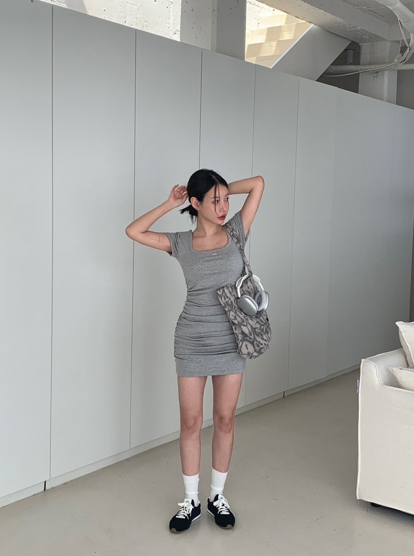 REVE CITE-L韓國代購㊣女士新款25秋冬時尚真品推薦連衣裙REVE CITE連衣裙圖色3