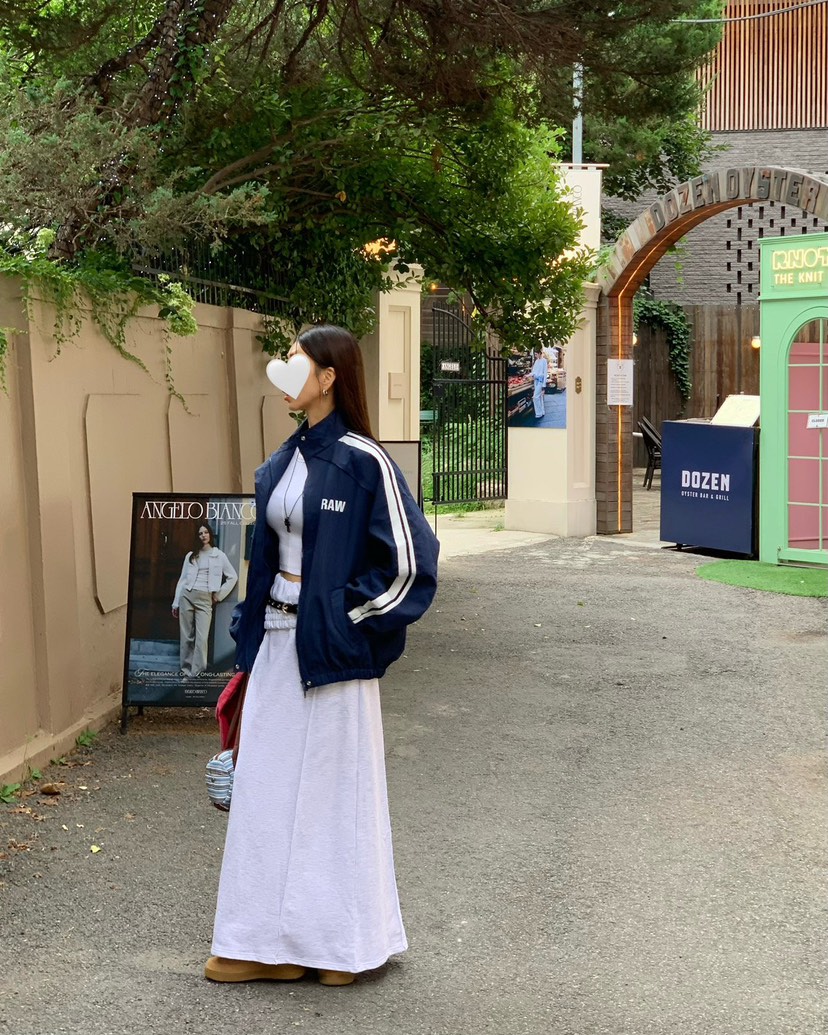 REVE CITE-L韓國直郵㊣女士新品職業熱賣休閑長裙不含腰帶REVE CITE長裙