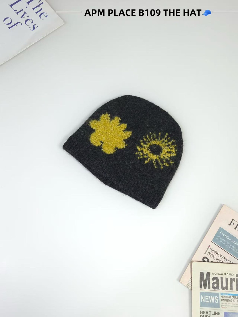 THE HAT-P韓國直郵㊣女裝新品推薦熱賣人氣25秋冬帽子花朵THE HAT帽子圖色4
