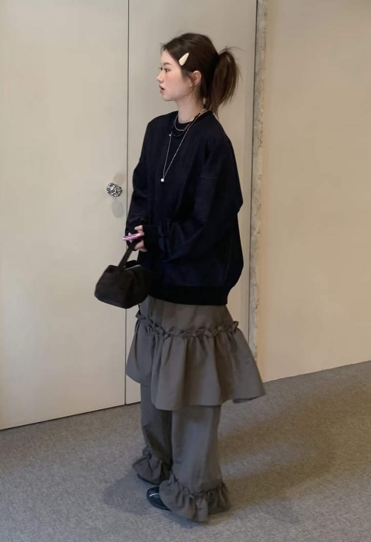 LUMEN-P韓國直郵㊣女裝新款真品25秋冬休閑職業時尚人氣裙褲LUMEN-P裙褲