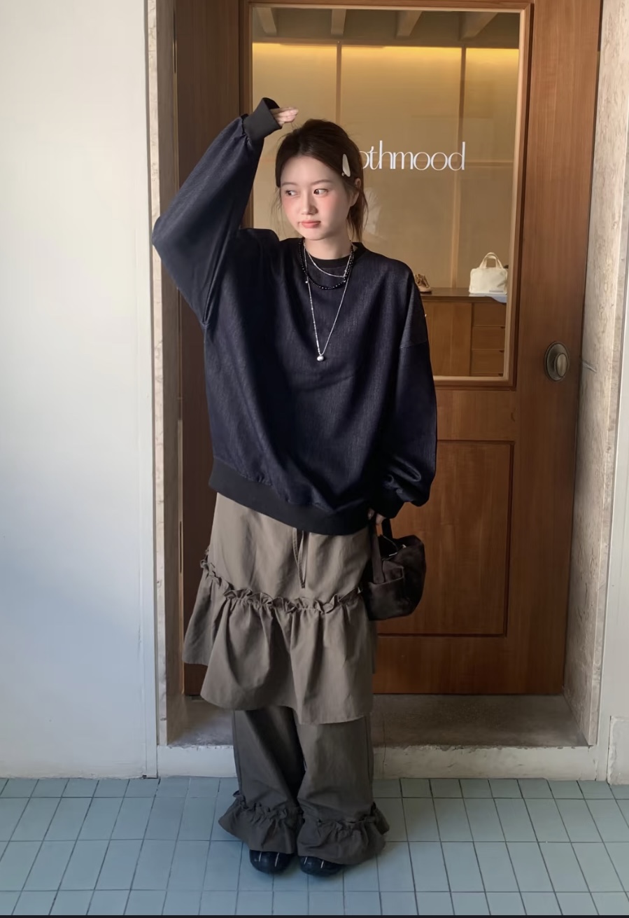 LUMEN-P韓國直郵㊣女裝新款真品25秋冬休閑職業時尚人氣裙褲LUMEN-P裙褲