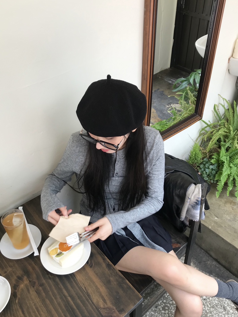 ESCHER東大門㊣代購女士新品職業人氣休閑25秋冬長袖T恤開衫ESCHER長袖T恤