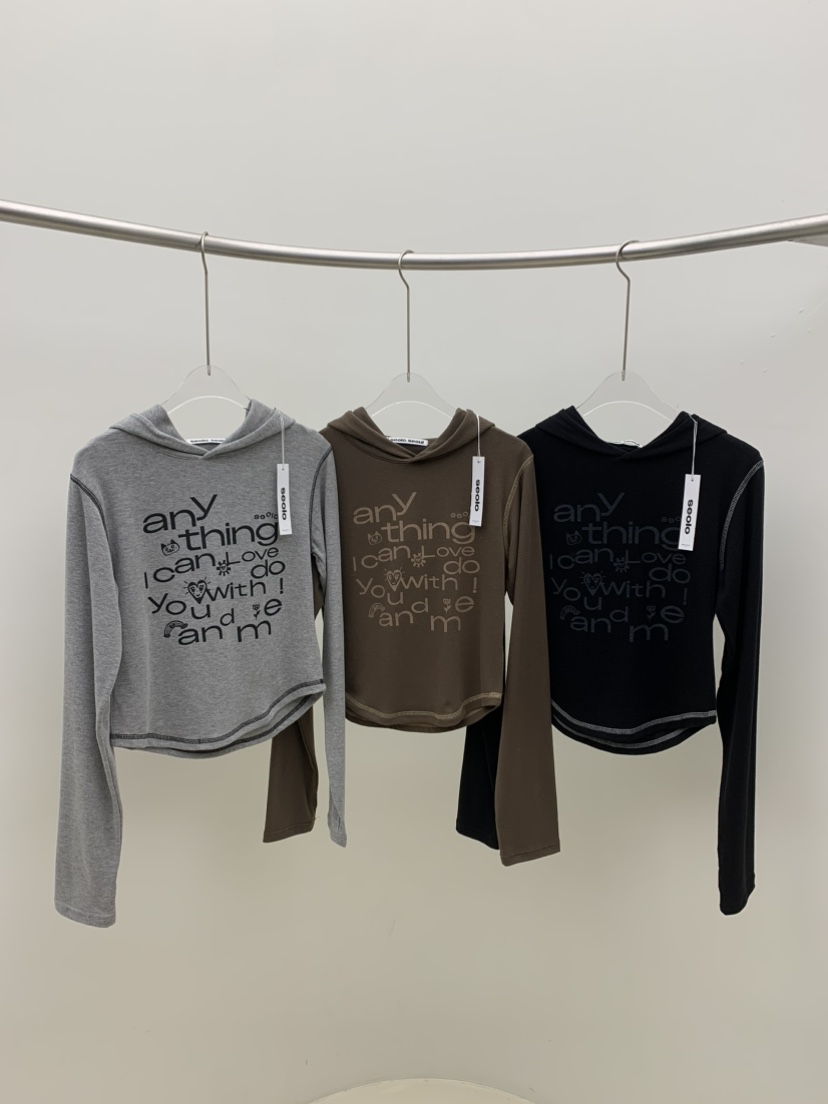 SEOLO韓國代購㊣女士新品人氣職業熱賣真品時尚衛衣保暖兜帽Seolo seoul衛衣