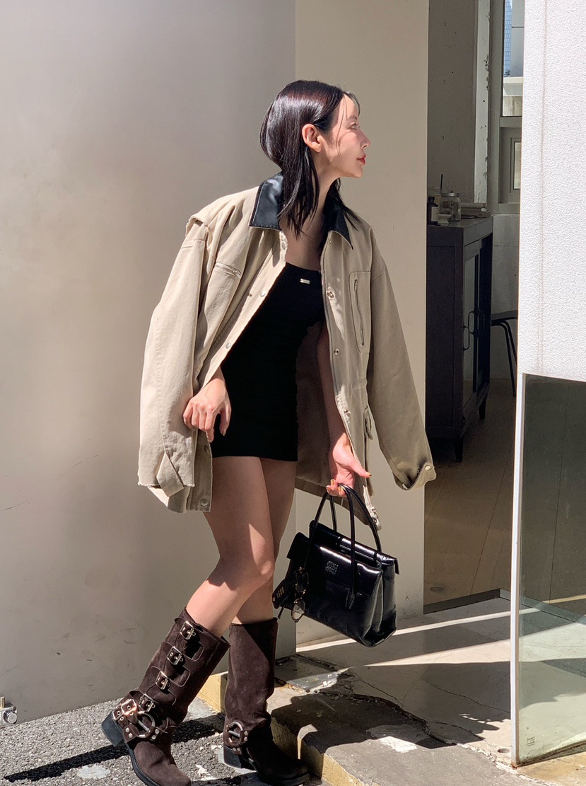 REVE CITE-L韓國直郵㊣女裝新品休閑真品25秋冬職業熱賣夾克REVE CITE夾克