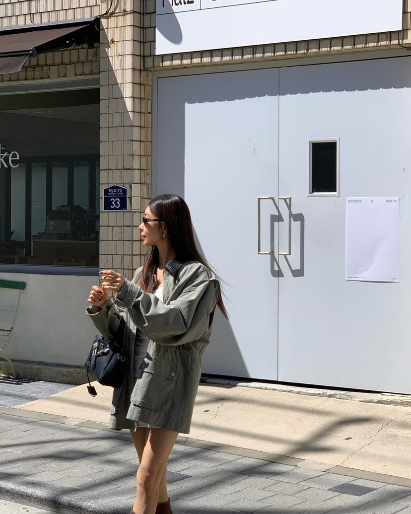 REVE CITE-L韓國直郵㊣女裝新品休閑真品25秋冬職業熱賣夾克REVE CITE夾克