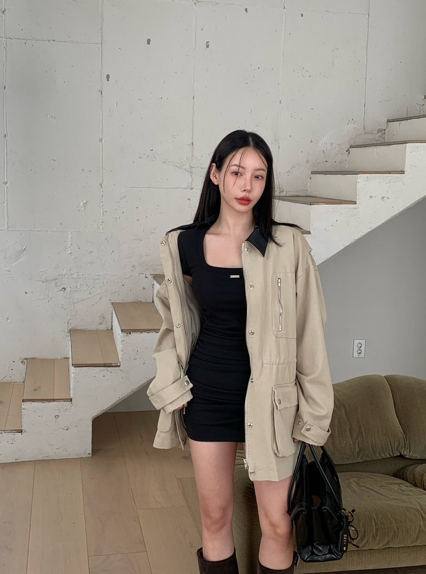 REVE CITE-L韓國直郵㊣女裝新品休閑真品25秋冬職業熱賣夾克REVE CITE夾克