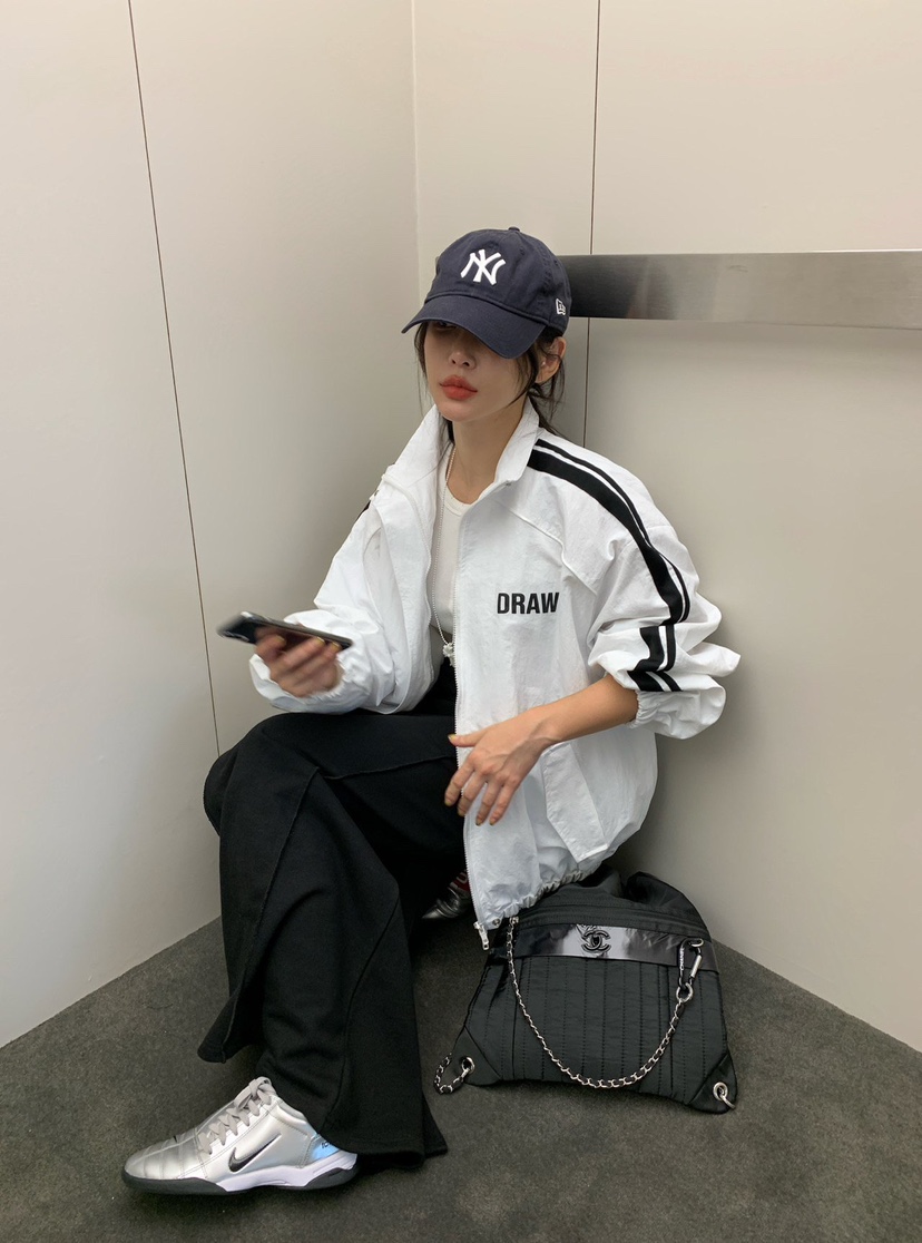 REVE CITE-L東大門㊣實拍女士新款真品25秋冬休閑人氣夾克REVE CITE夾克