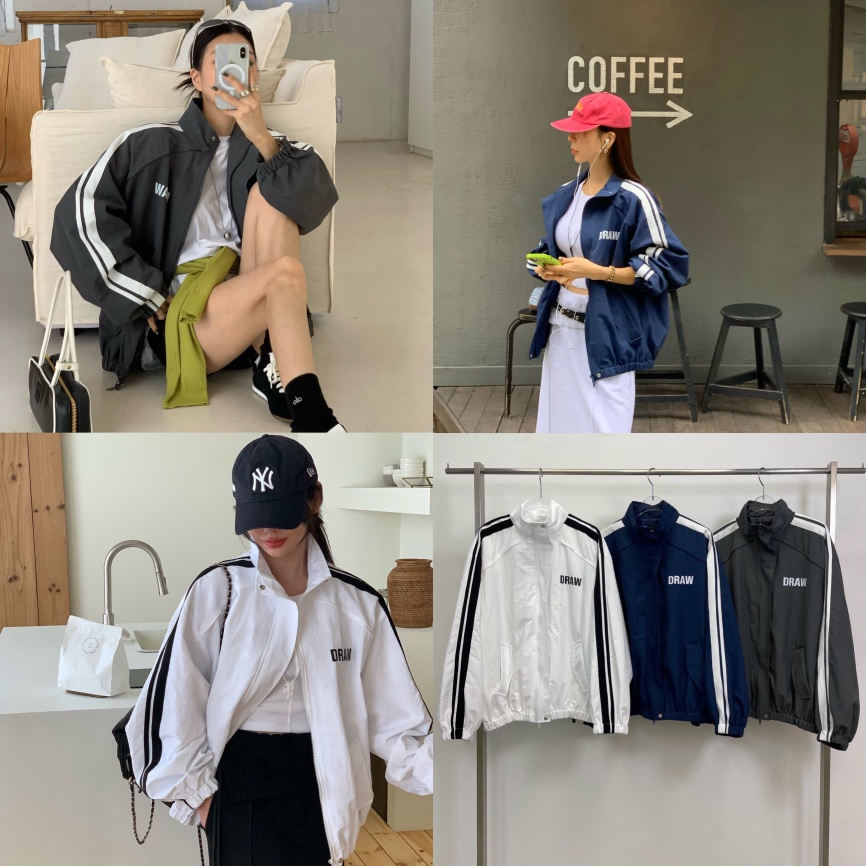REVE CITE-L東大門㊣實拍女士新款真品25秋冬休閑人氣夾克REVE CITE夾克