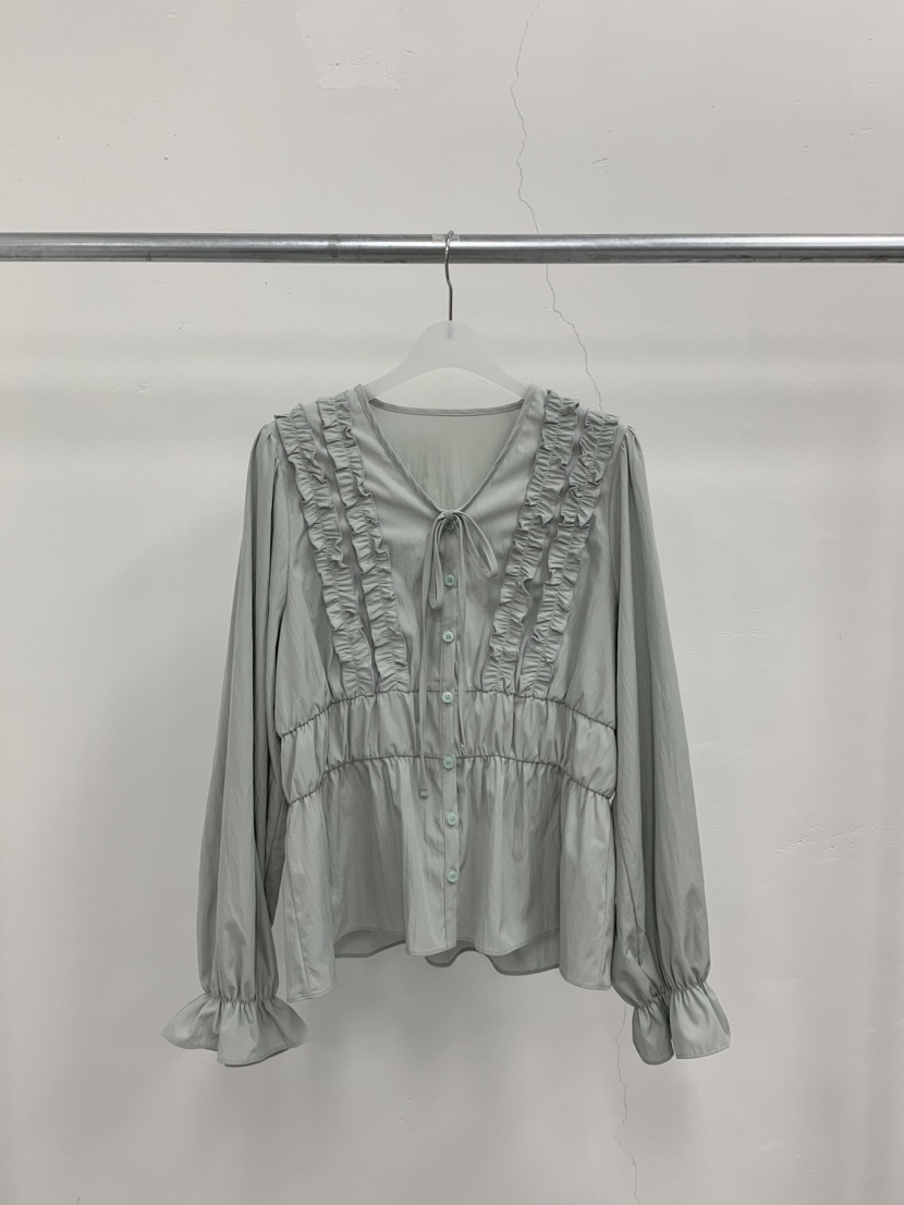 MOSMOS韓國直郵㊣女裝新品休閑職業時尚人氣真品襯衫蕾絲衫MOSMOS襯衫/蕾絲衫圖色2