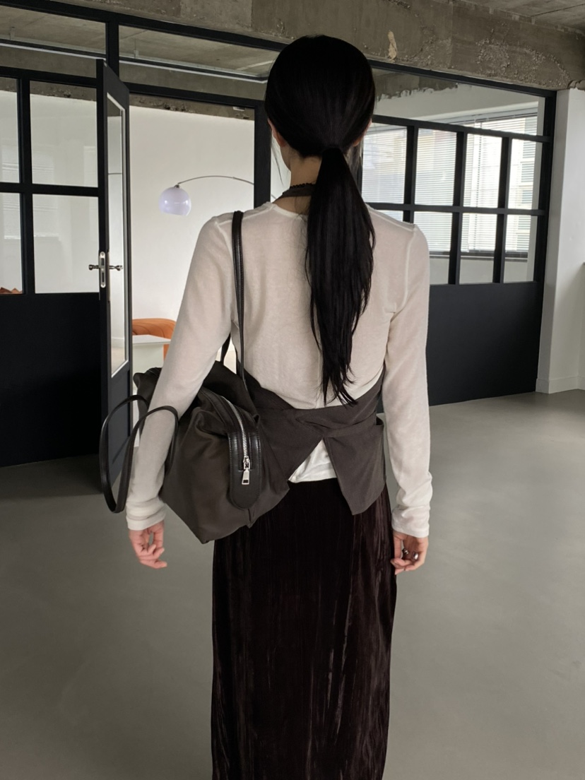 MOVENNE東大門㊣代購女裝新品25秋冬真品休閑推薦時尚長袖T恤MOVENNE長袖T恤