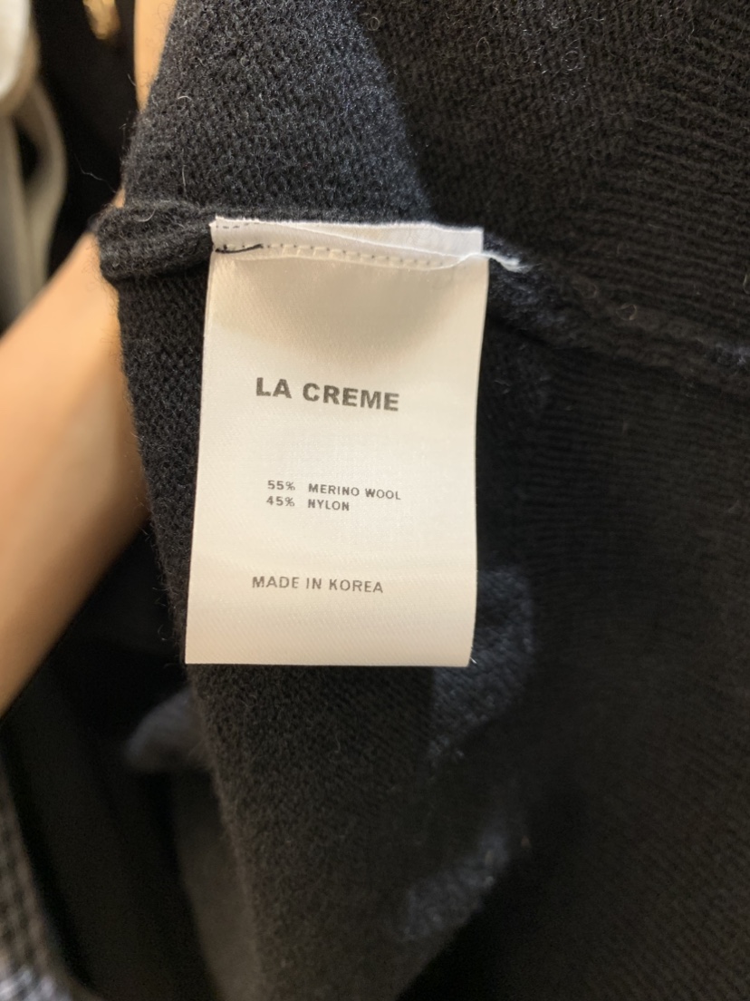 LA CREME東大門㊣直郵女士新款職業時尚推薦25秋冬熱賣針織衫LA CREME針織衫