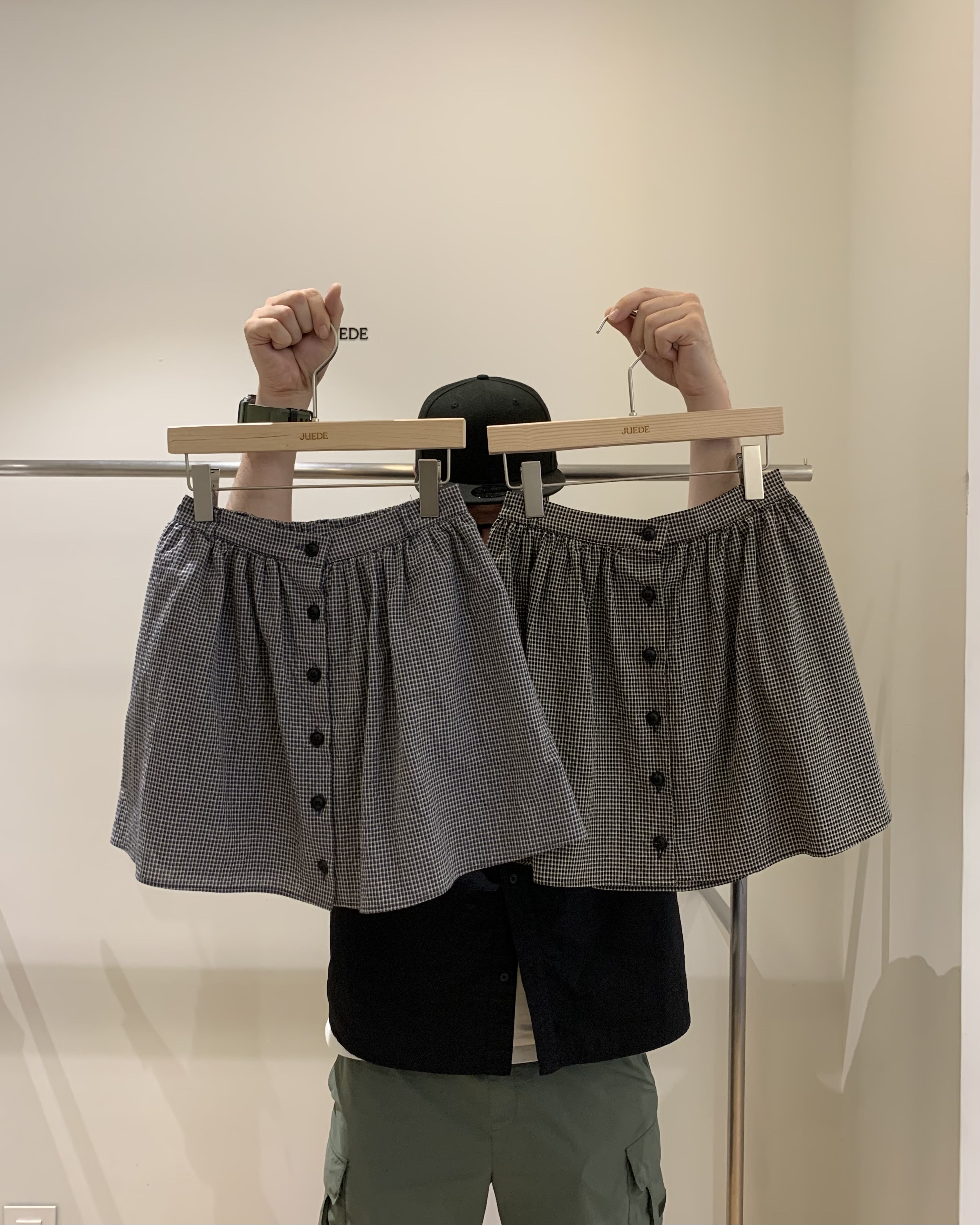 JUEDE(此品牌容易投訴)韓國直郵㊣女裝新款熱賣休閑25秋冬短裙JUEDE短裙