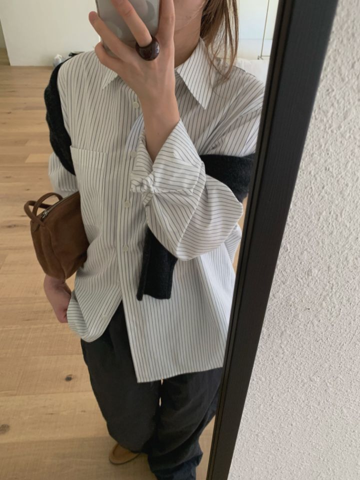 MARE東大門㊣直郵女裝新款時尚真品人氣25秋冬熱賣襯衫蕾絲衫MARE襯衫/蕾絲衫圖色2