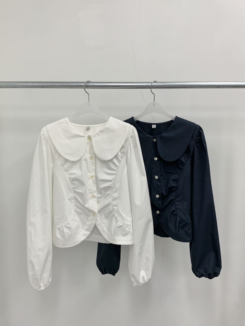 MOSMOS東大門㊣代購女士新品時尚職業人氣25秋冬襯衫蕾絲衫MOSMOS襯衫/蕾絲衫