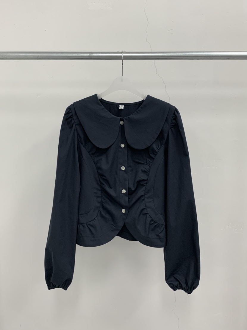 MOSMOS東大門㊣代購女士新品時尚職業人氣25秋冬襯衫蕾絲衫MOSMOS襯衫/蕾絲衫圖色2