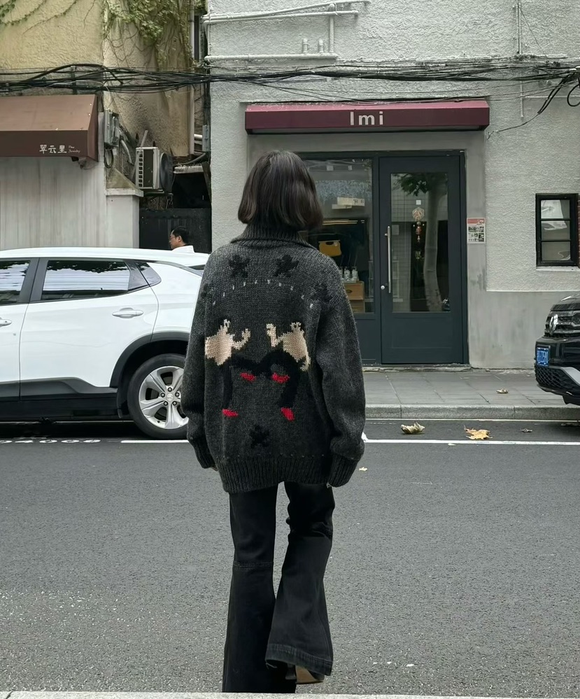 KSUBI東大門㊣代購女裝新款25秋冬推薦熱賣人氣時尚休閑毛衣KSUBI毛衣