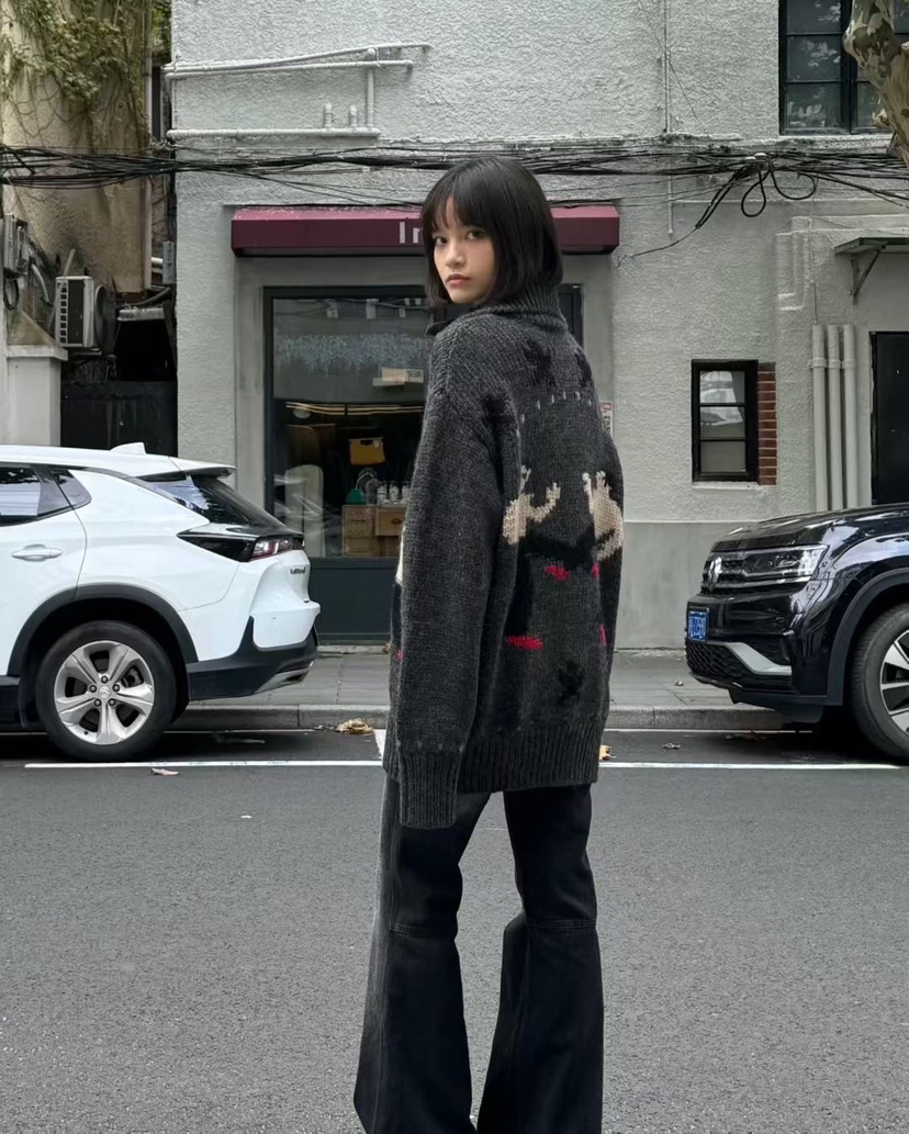 KSUBI東大門㊣代購女裝新款25秋冬推薦熱賣人氣時尚休閑毛衣KSUBI毛衣