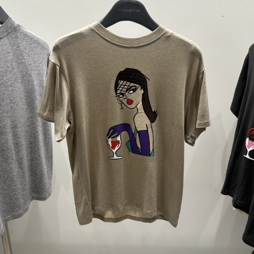 TARABY MOTION韓國直郵㊣女士新品人氣職業推薦真品熱賣T恤TARABY MOTIONT恤圖色3