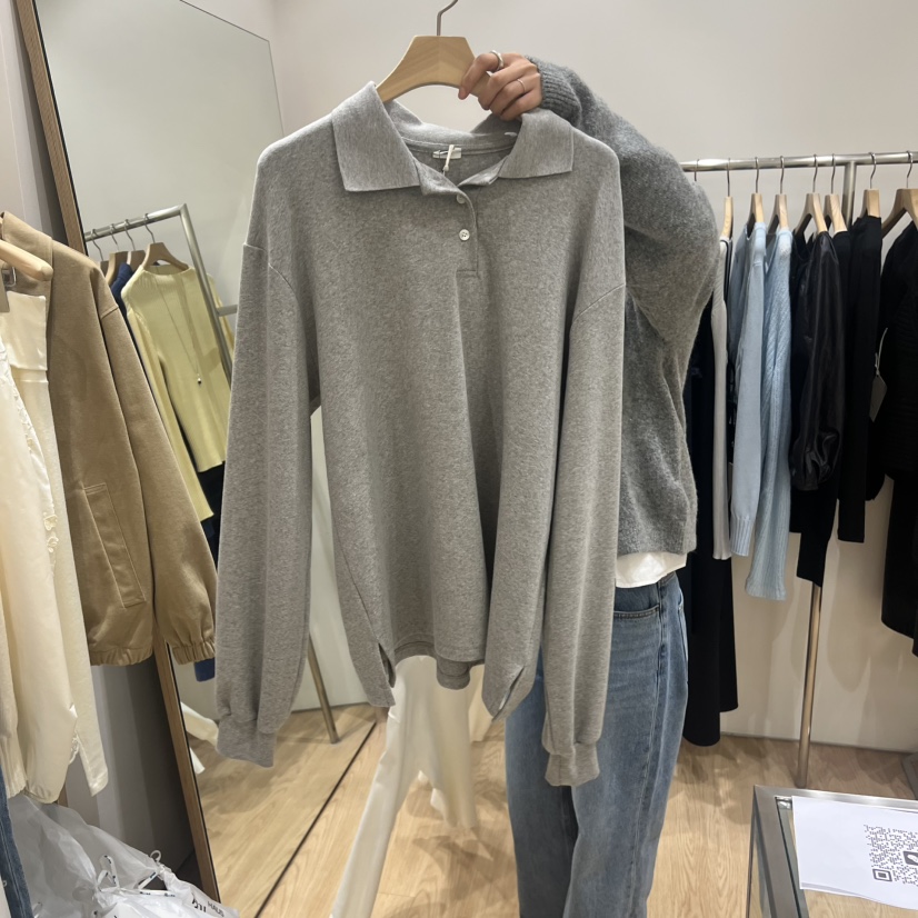 HAUS-A韓國代購㊣女裝新品真品熱賣人氣推薦休閑職業長袖T恤HAUS-A長袖T恤