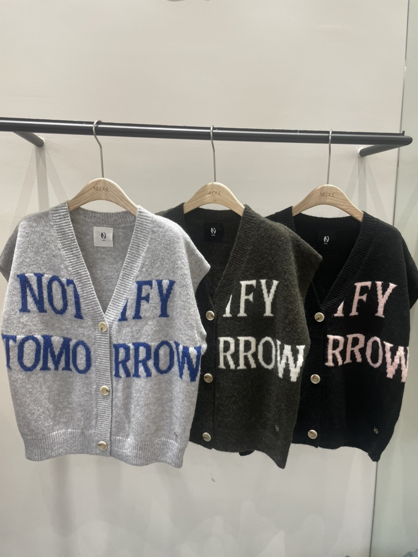 NEOUL東大門㊣代購女裝新品真品25秋冬職業推薦休閑人氣馬甲NEOUL/ahin雙領標簽馬甲