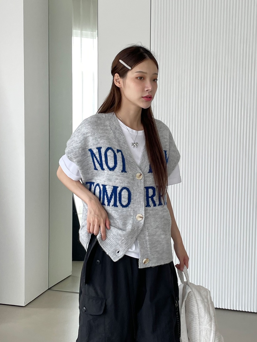 NEOUL東大門㊣代購女裝新品真品25秋冬職業推薦休閑人氣馬甲NEOUL/ahin雙領標簽馬甲