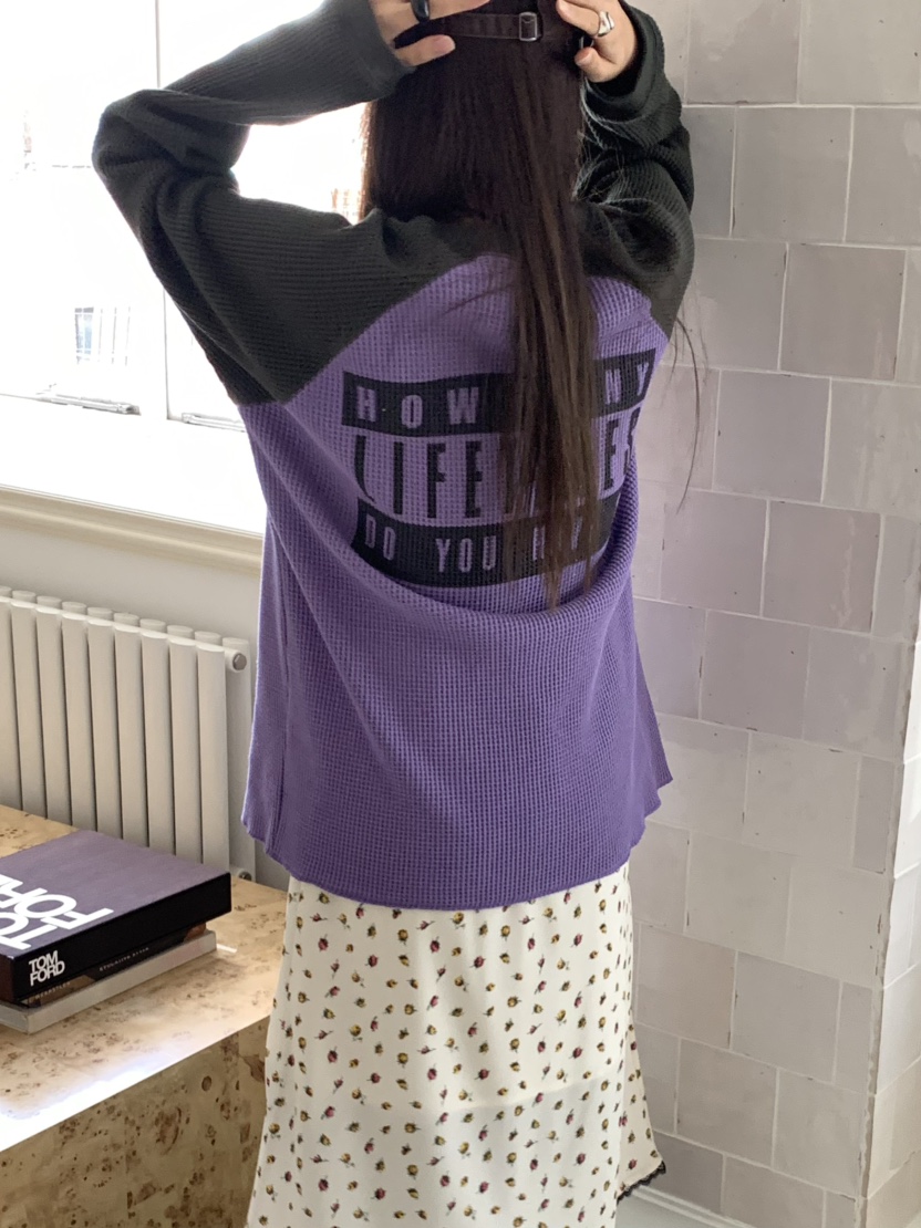 PEBBLE東大門㊣實拍女士新款休閑人氣推薦真品職業25秋冬長袖T恤PEBBLE/LAYER長袖T恤