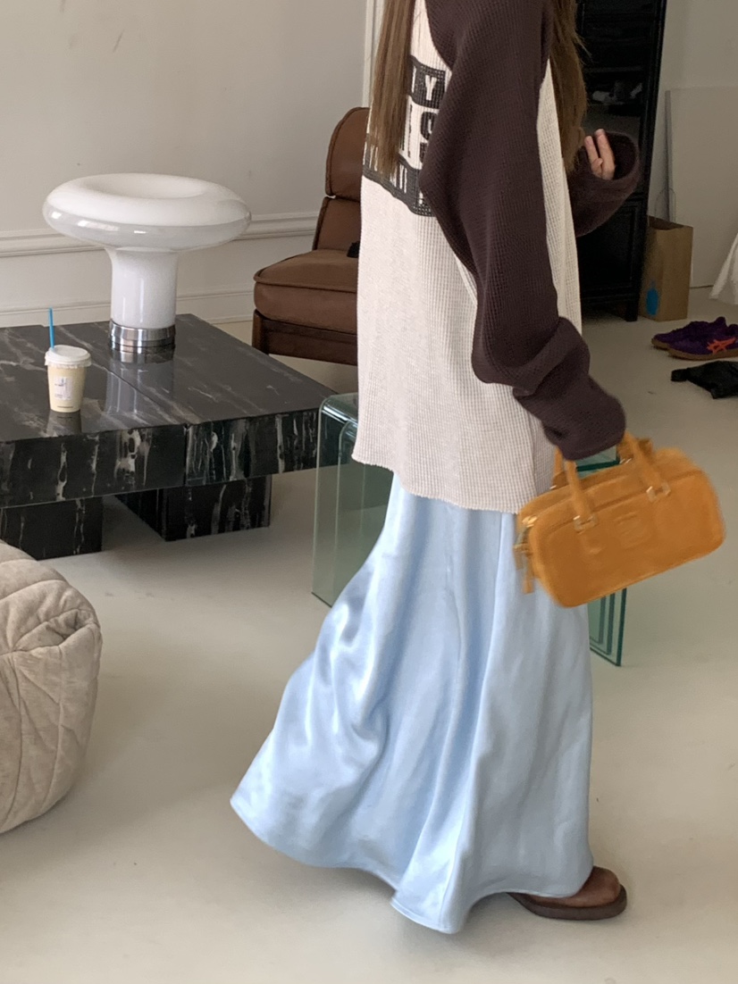 PEBBLE東大門㊣實拍女士新款休閑人氣推薦真品職業25秋冬長袖T恤PEBBLE/LAYER長袖T恤