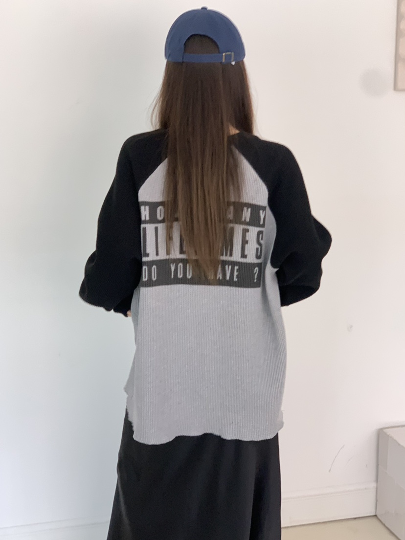 PEBBLE東大門㊣實拍女士新款休閑人氣推薦真品職業25秋冬長袖T恤PEBBLE/LAYER長袖T恤