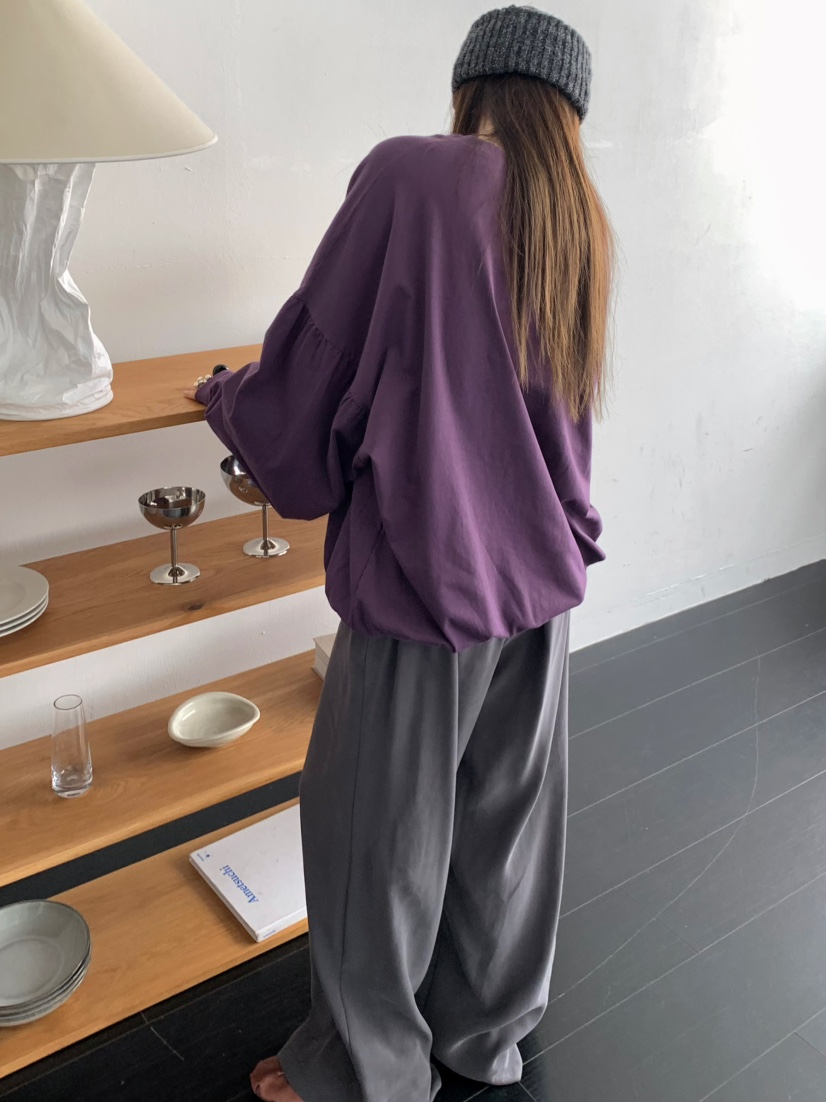 PEBBLE東大門㊣代購女裝新款推薦人氣熱賣休閑職業25秋冬衛衣PEBBLE/LAYER衛衣