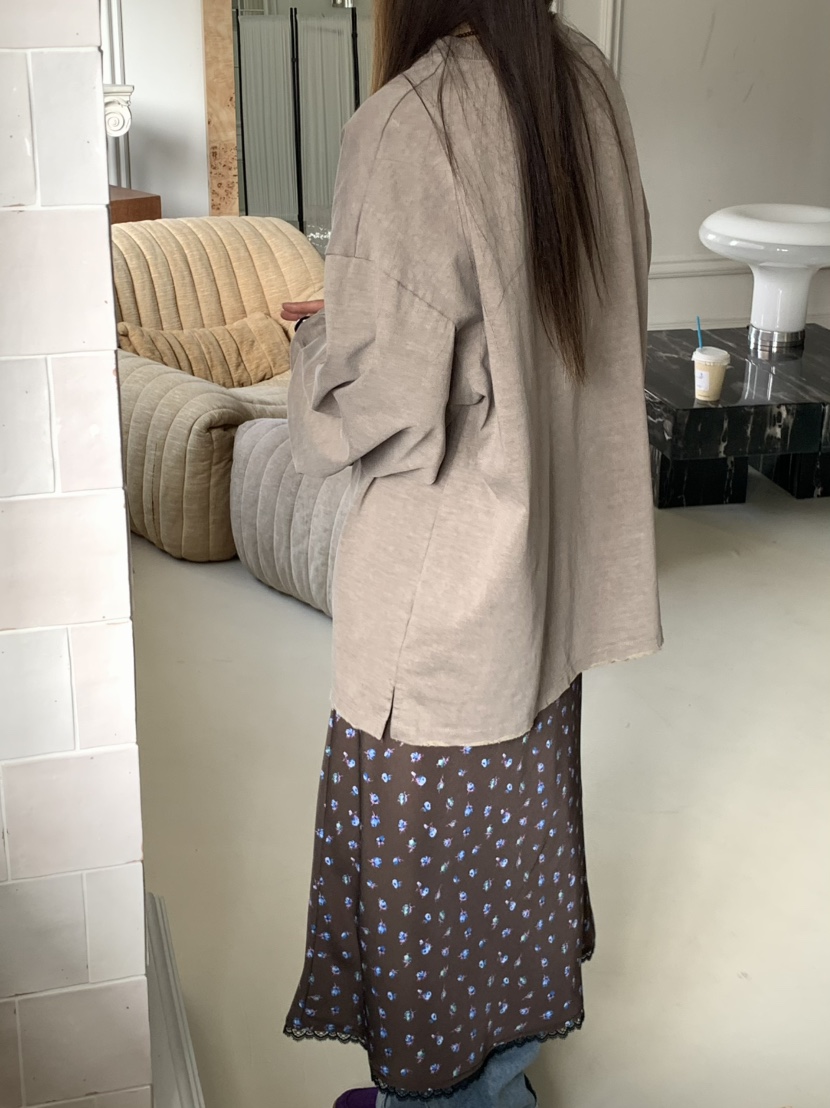 PEBBLE東大門㊣直郵女裝新品真品休閑時尚人氣熱賣職業長袖T恤PEBBLE/LAYER長袖T恤