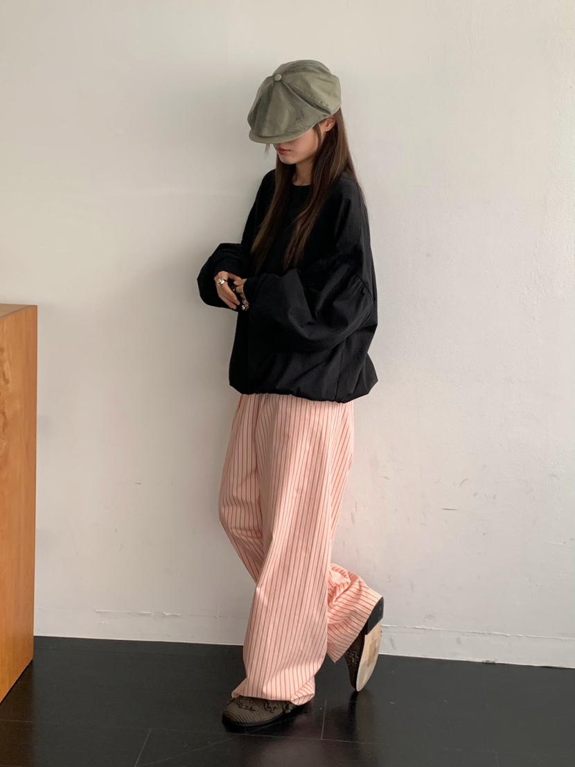 PEBBLE韓國代購㊣女裝新品真品25秋冬熱賣職業推薦休閑褲雙層PEBBLE/LAYER休閑褲