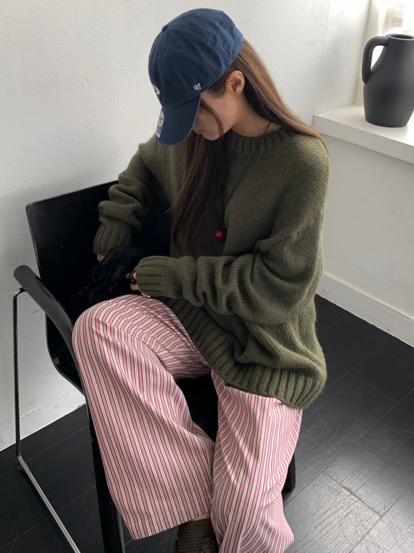 PEBBLE韓國代購㊣女裝新品真品25秋冬熱賣職業推薦休閑褲雙層PEBBLE/LAYER休閑褲