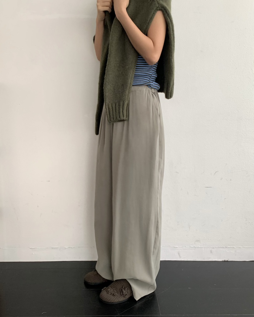 PEBBLE東大門㊣代購女裝新品熱賣真品25秋冬人氣時尚休閑褲PEBBLE/LAYER休閑褲