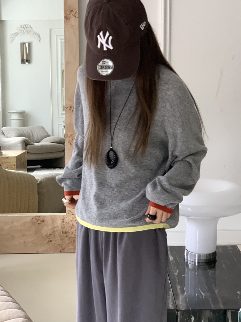 PEBBLE韓國代購㊣女裝新款時尚人氣熱賣職業25秋冬推薦針織衫PEBBLE/LAYER針織衫