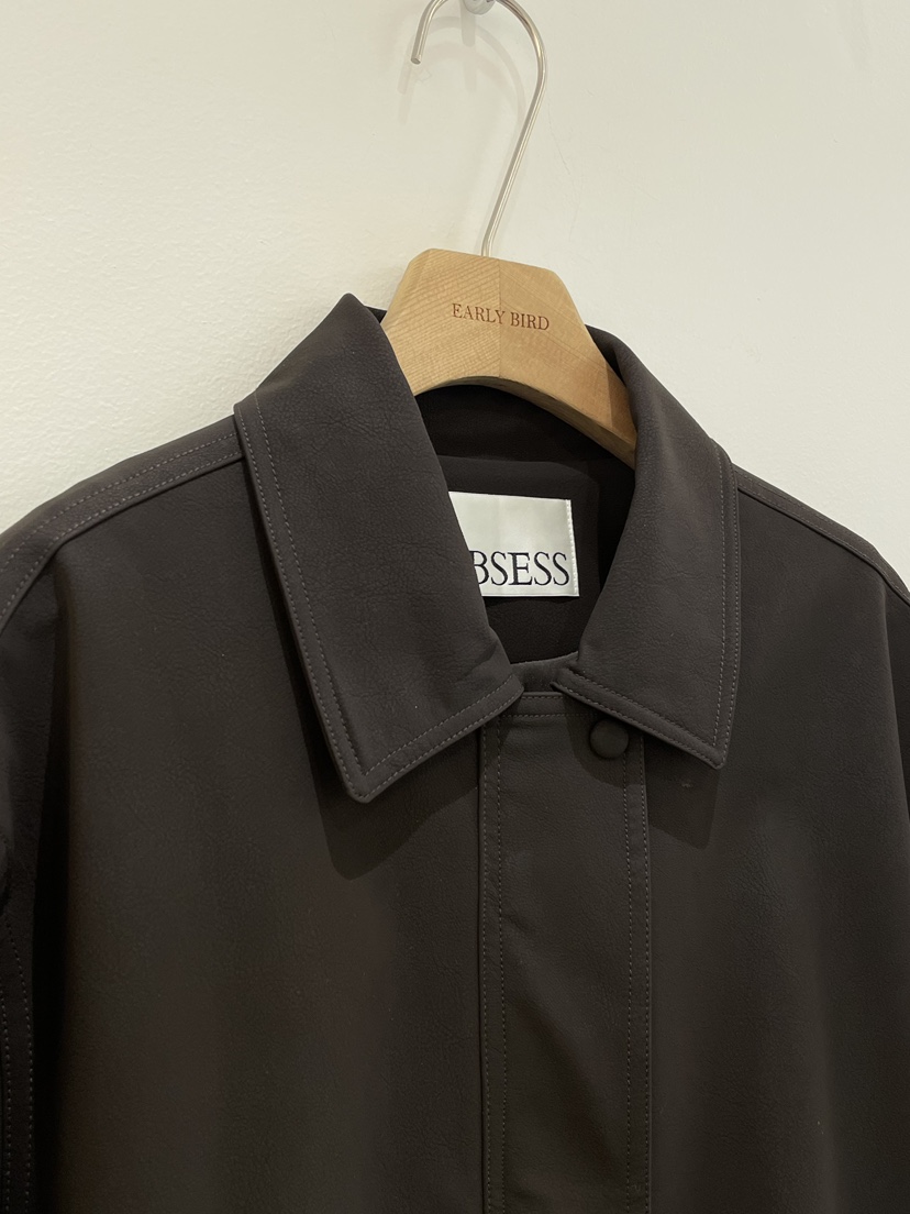 OBSESS韓國代購㊣女裝新品25秋冬時尚休閑職業熱賣人氣夾克OBSESS/EARLY BIRD夾克