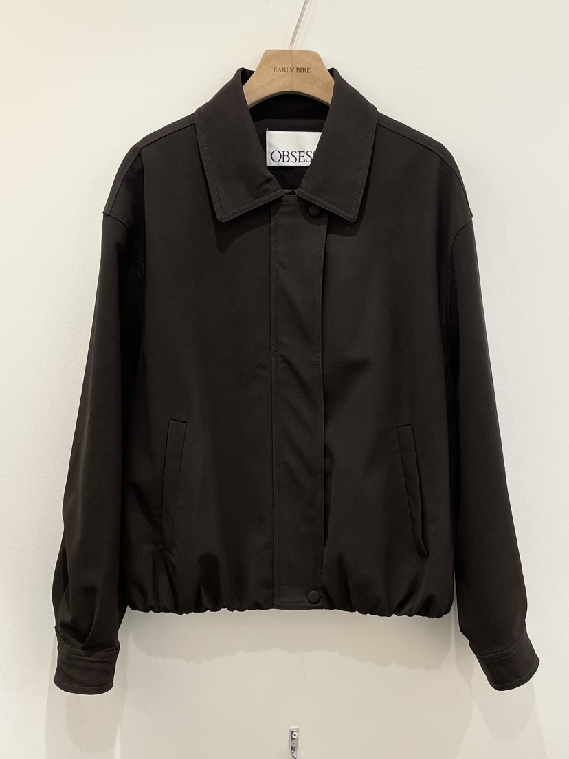 OBSESS韓國代購㊣女裝新品25秋冬時尚休閑職業熱賣人氣夾克OBSESS/EARLY BIRD夾克圖色2