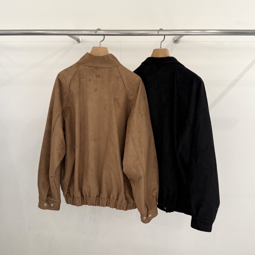 ADELINE韓國代購㊣女士新品25秋冬推薦時尚真品熱賣夾克絨面革ADELINE夾克