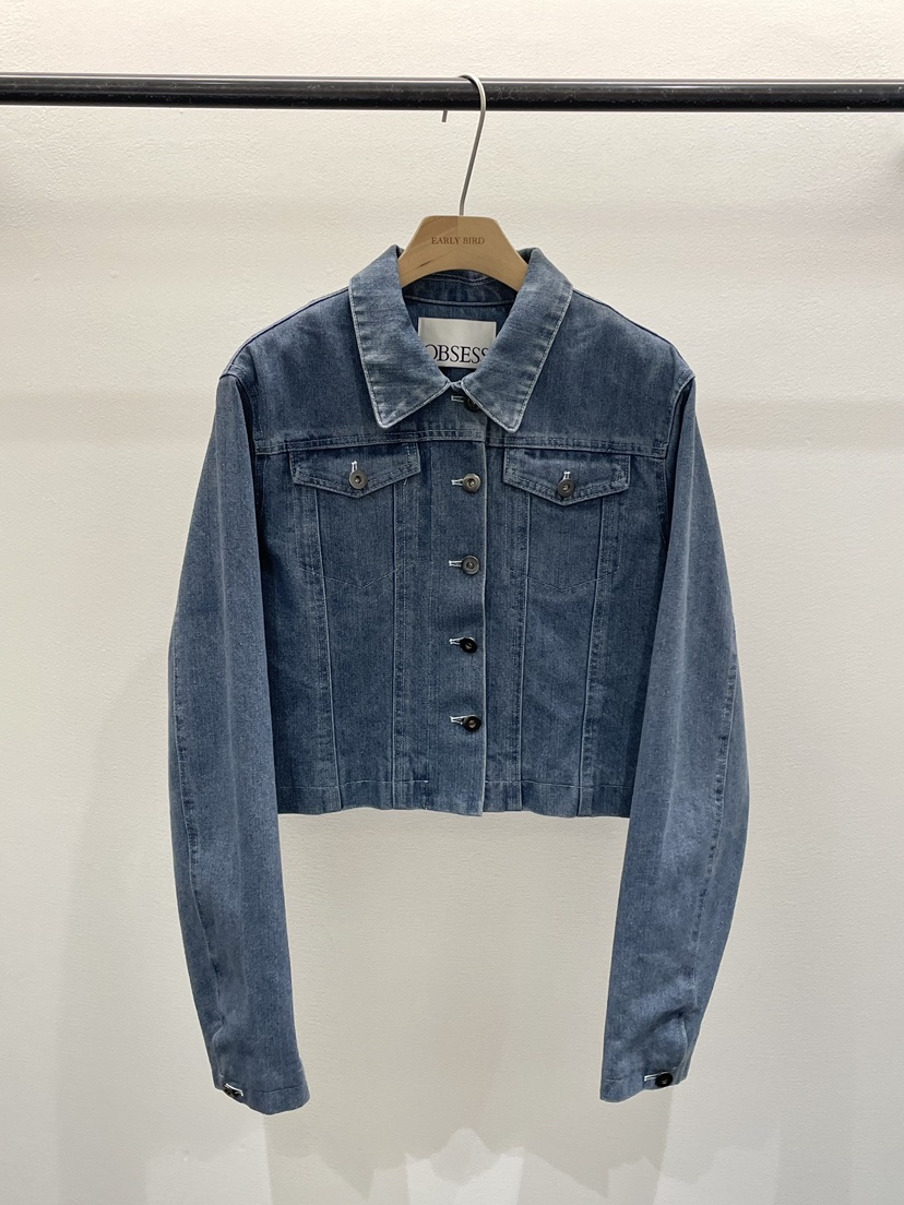 OBSESS韓國直郵㊣女裝新品時尚人氣熱賣職業真品休閑推薦夾克OBSESS/EARLY BIRD夾克圖色1