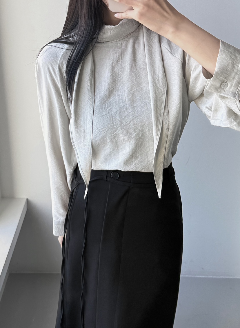ADELINE東大門㊣代購女裝新款真品25秋冬職業熱賣襯衫蕾絲衫ADELINE襯衫/蕾絲衫