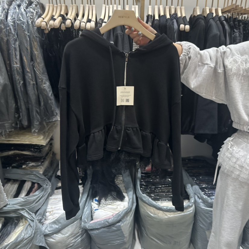 RE STYLE-Q韓國直郵㊣女裝新品真品熱賣25秋冬職業休閑衛衣RE STYLE衛衣圖色2