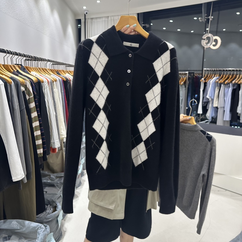 TREND SELLER/G東大門㊣實拍女裝新品推薦職業人氣針織衫G/TREND SELLER針織衫圖色3