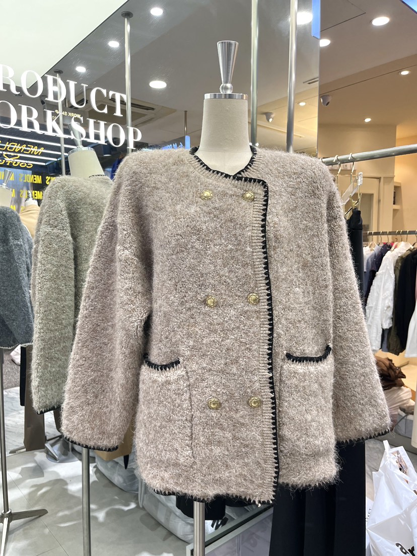 WORK SHOP韓國直郵㊣女裝新品時尚熱賣真品25秋冬人氣夾克Work_shop夾克圖色1