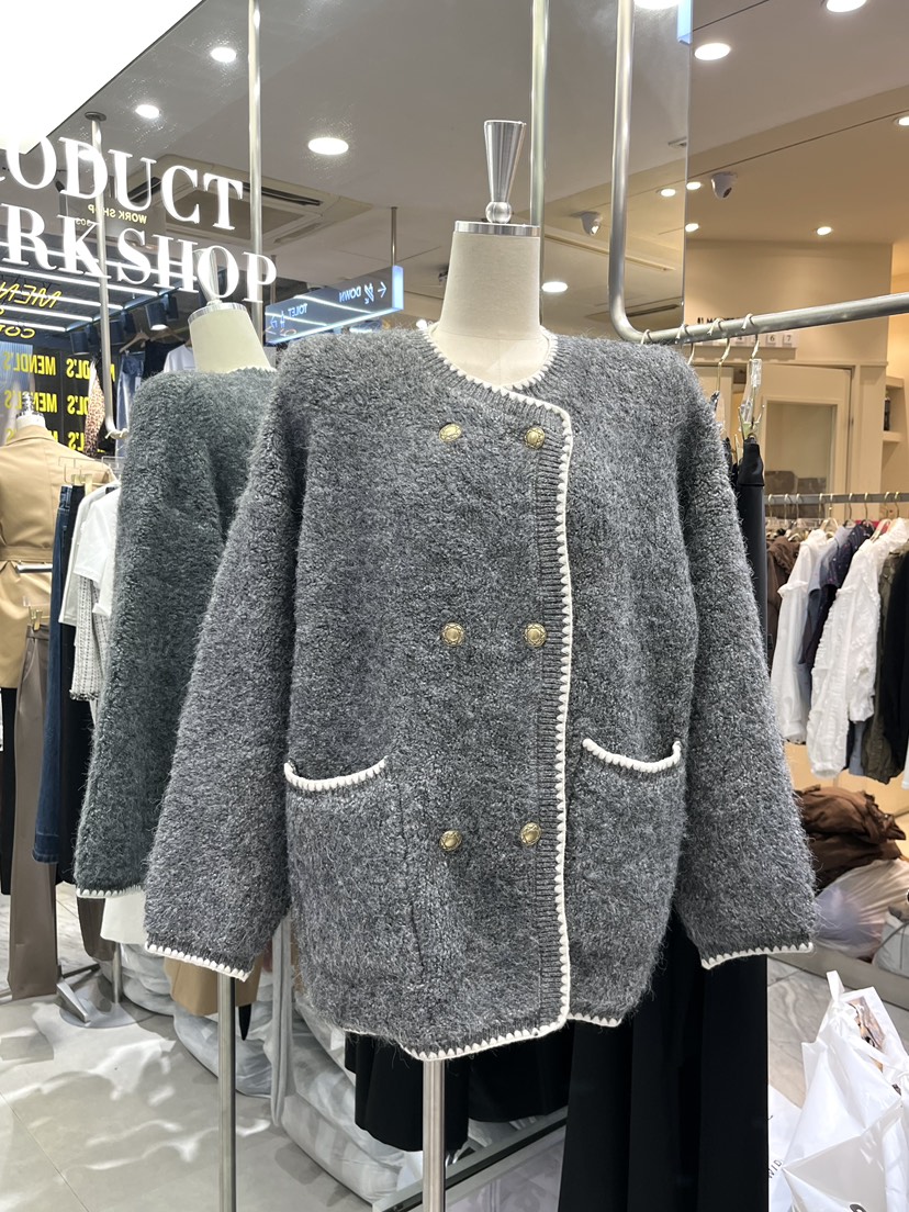 WORK SHOP韓國直郵㊣女裝新品時尚熱賣真品25秋冬人氣夾克Work_shop夾克圖色2