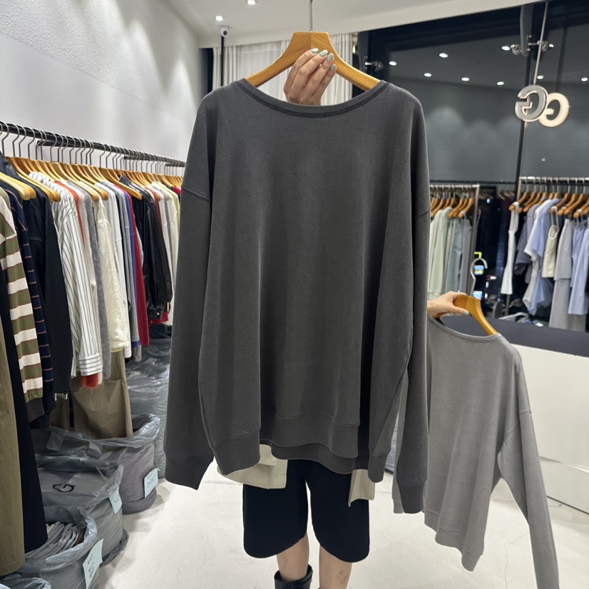 TREND SELLER/G韓國代購㊣女裝新品休閑職業25秋冬長袖T恤G/TREND SELLER長袖T恤圖色2