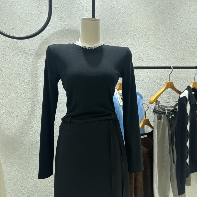 TREND SELLER/G東大門㊣實拍女士新款職業推薦時尚長袖T恤G/TREND SELLER長袖T恤圖色2